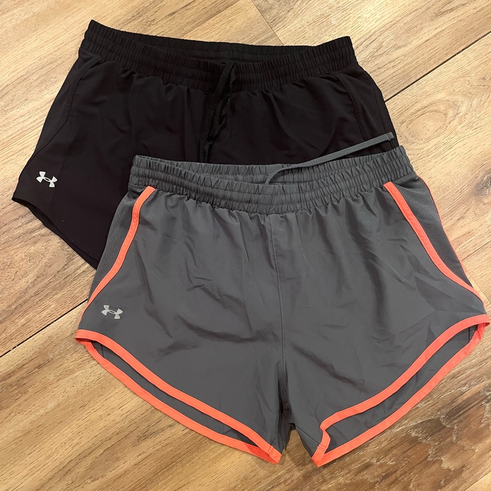 Under Armour Women's Running Shorts (2 pairs)